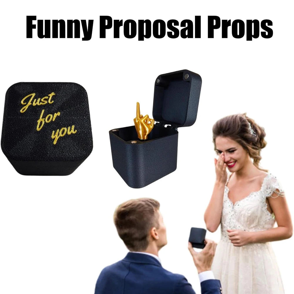 Middle Finger in A Box Prank Gift