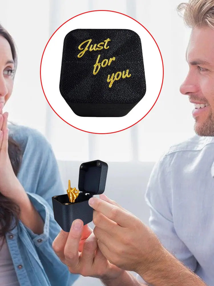 Middle Finger in A Box Prank Gift