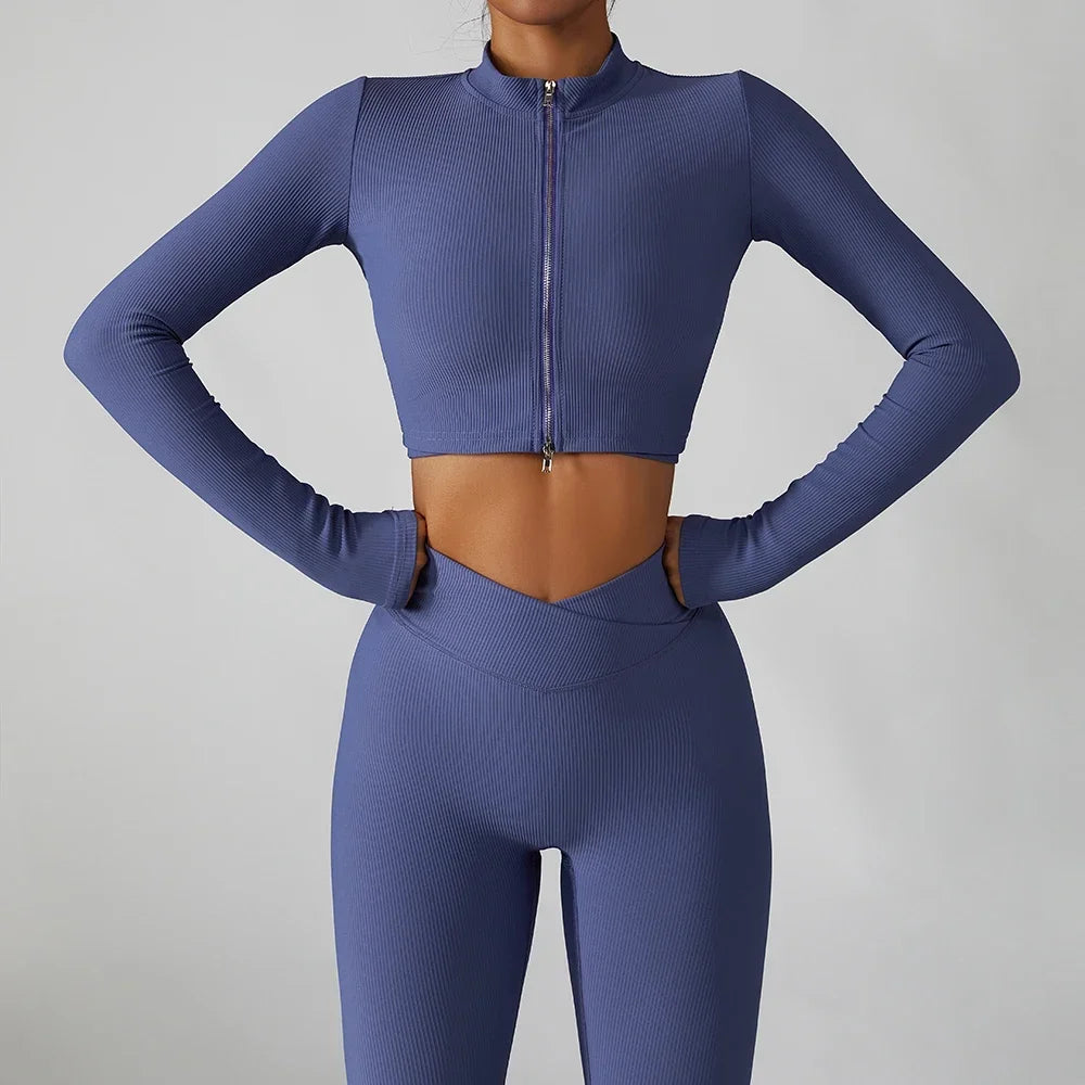 Yoga Jacket - Two Way Zipper