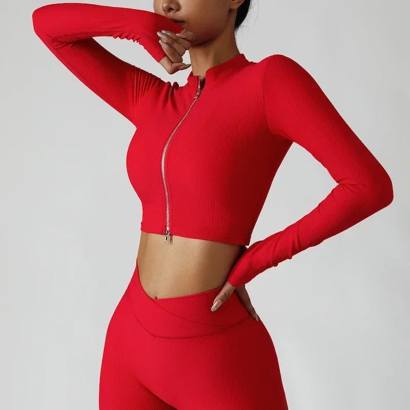 Yoga Jacket - Two Way Zipper