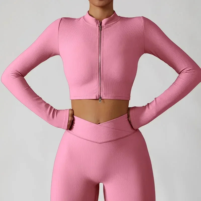 Yoga Jacket - Two Way Zipper