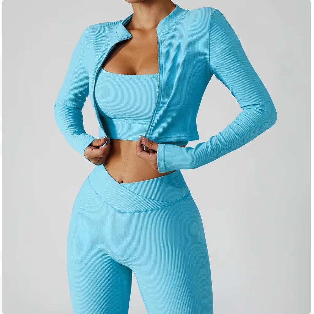 Yoga Jacket - Two Way Zipper