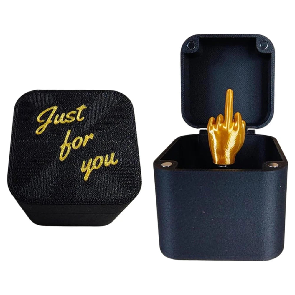 Middle Finger in A Box Prank Gift