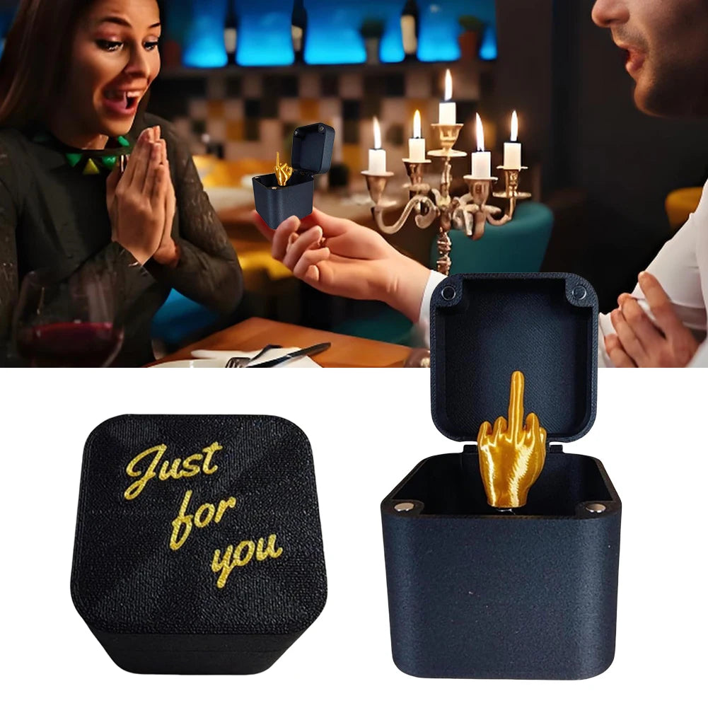 Middle Finger in A Box Prank Gift