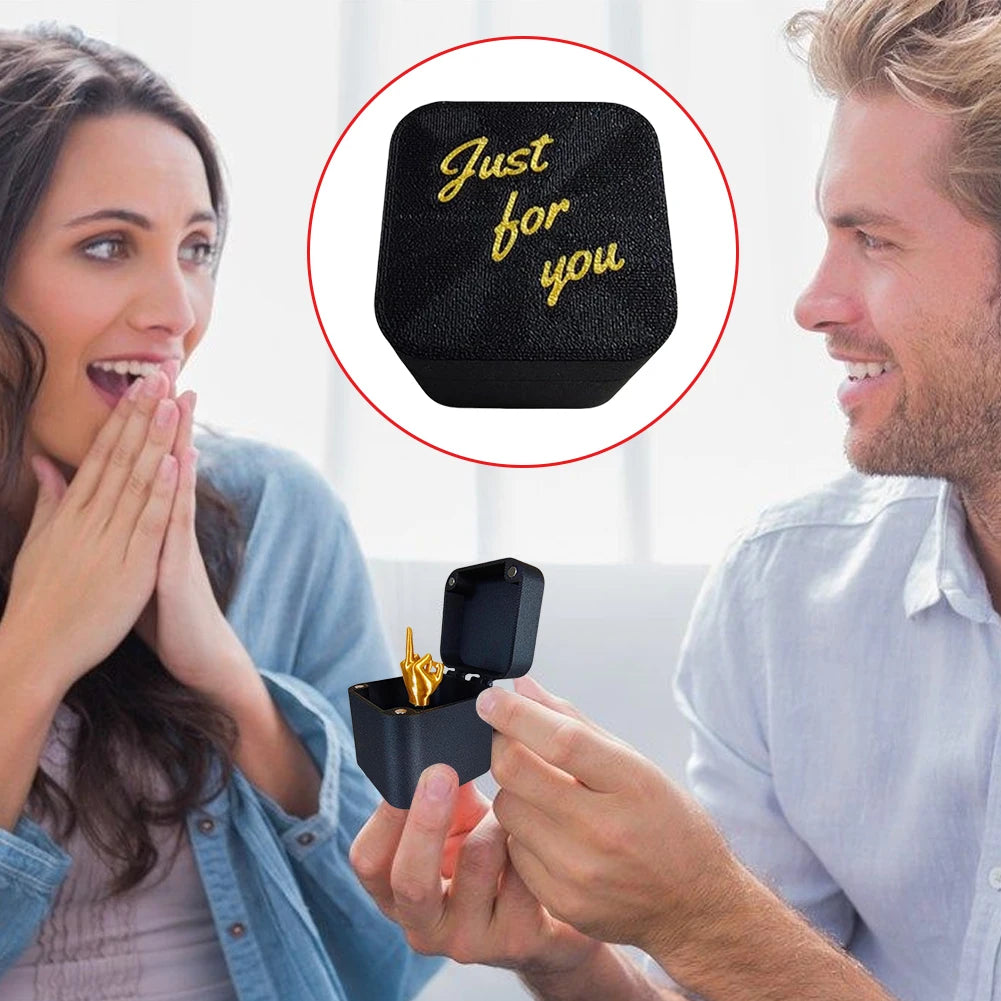 Middle Finger in A Box Prank Gift